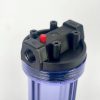 HD1020C Transparent 10 Filter Housing with 3 quarter Bsp Ports 1