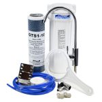 Single Water Filter System For Tank Water with Silver Impregnated 10 inch filter tap fittings chrome tap and spanner