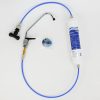 Under Sink Inline Caravan Water Filter System with BEST Filter Fittings and Black Lever Chrome Tap-1